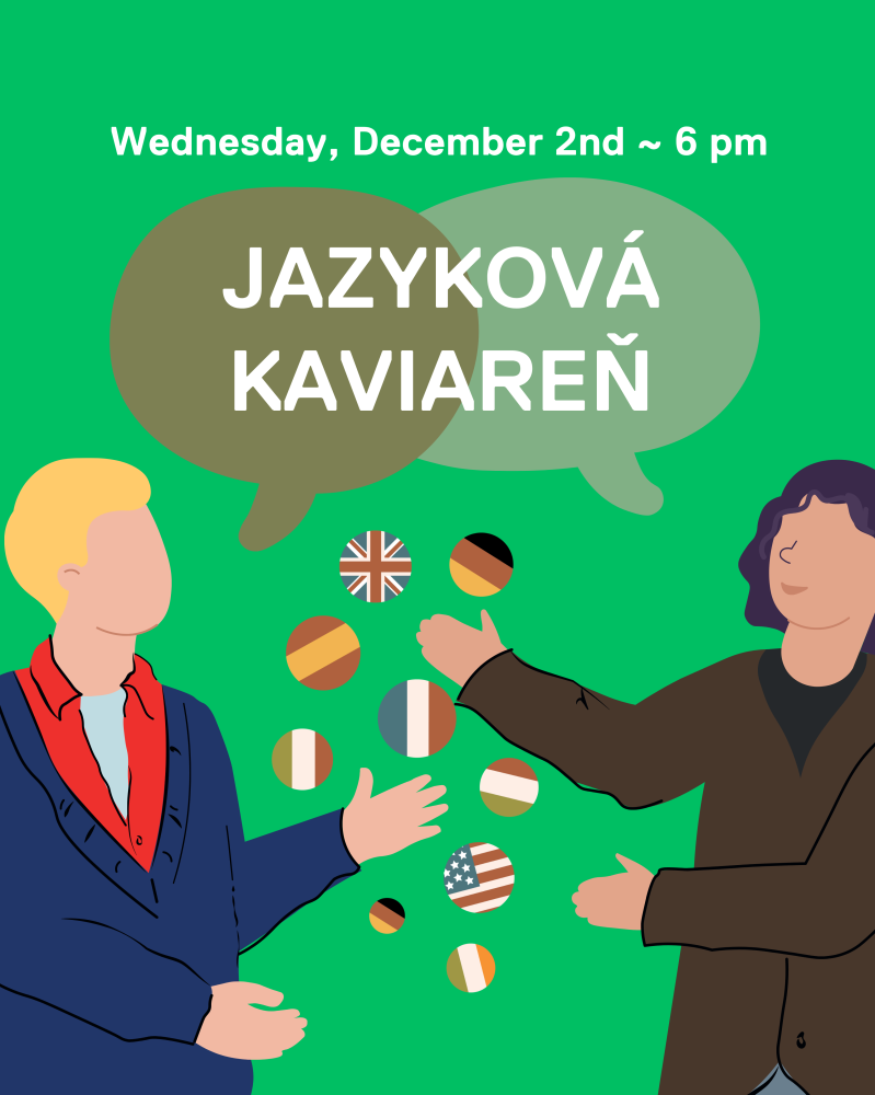 Jazyková kaviareň v UniKu | streda 2.12. | 18:00